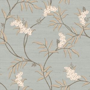 Is33306 - Italian Silks And Damasks Floral Sky Blue Galerie Wallpaper Is33306 - Italian Silks And Damasks Floral Sky Blue Galerie Wallpaper