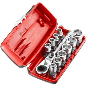 Facom Rxpico 1/4" Drive 11 Piece (Hx) 6-Point Socket Set With R.180hx Ratchet... Facom Rxpico 1/4" Drive 11 Piece (Hx) 6-Point Socket Set With R.180hx Ratchet...