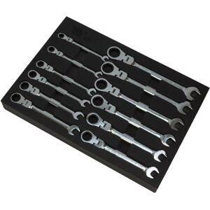 Werkzeug - 12 Pc Flexihead Ratchet Spanner Set 8 - 19 Mm - 72 Tooth Drive - 4221 Werkzeug - 12 Pc Flexihead Ratchet Spanner Set 8 - 19 Mm - 72 Tooth Drive - 4221
