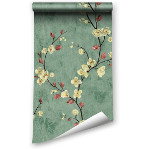 Does Not Apply Peel And Stick Wallpaper Floral Plants Birds Butterflies Contact Paper, 44.5x120 Does Not Apply Peel And Stick Wallpaper Floral Plants Birds Butterflies Contact Paper, 44.5x120