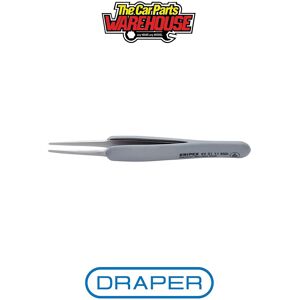 Draper 13195 Knipex 92 21 11 Esd Precision Tweezers With Rubber Handles Esd 123m Draper 13195 Knipex 92 21 11 Esd Precision Tweezers With Rubber Handles Esd 123m