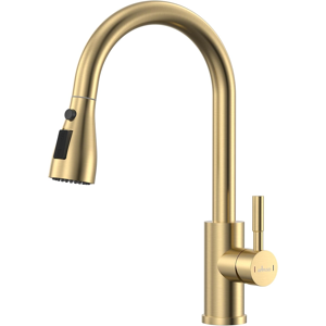 Does Not Apply Kitchen Tap With Pull Out Spray - Gold Stainless Steel Single Handle Mixer With Does Not Apply Kitchen Tap With Pull Out Spray - Gold Stainless Steel Single Handle Mixer With
