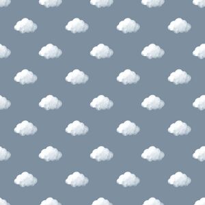 14833 - Little Explorers 2 Cloud Motif Blue Galerie Wallpaper 14833 - Little Explorers 2 Cloud Motif Blue Galerie Wallpaper