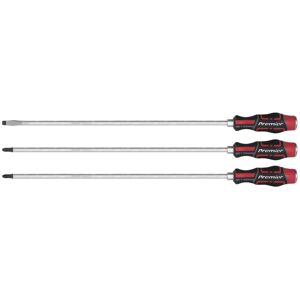 Sealey Screwdriver Set 3pc Hammer-Thru 450mm Hexagonal Bolster Use With Wrench Sealey Screwdriver Set 3pc Hammer-Thru 450mm Hexagonal Bolster Use With Wrench