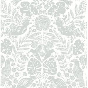 Fd27001_terrace Folk Birds Decorative Light Grey White Fine Decor Wallpaper Fd27001_terrace Folk Birds Decorative Light Grey White Fine Decor Wallpaper