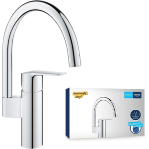 Does Not Apply Quickfix Start – Kitchen Sink 1 Lever Mixer Tap (High C-Spout, 150° Swivel Area, Does Not Apply Quickfix Start – Kitchen Sink 1 Lever Mixer Tap (High C-Spout, 150° Swivel Area,