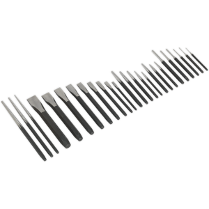 Sealey Punch & Chisel Set 26pc - Ak9298 Sealey Punch & Chisel Set 26pc - Ak9298