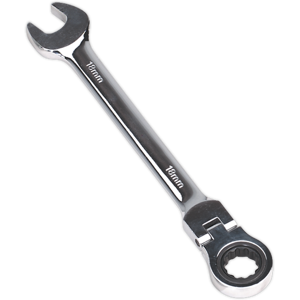 Flexi-Head Ratchet Combination Spanner 18mm - Sealey Fhrcw18 New Flexi-Head Ratchet Combination Spanner 18mm - Sealey Fhrcw18 New