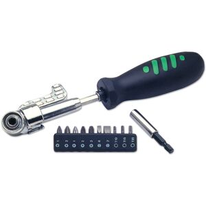 3-Way Angled Head Screwdriver & 10 Bits - Laser 2517 New 3-Way Angled Head Screwdriver & 10 Bits - Laser 2517 New