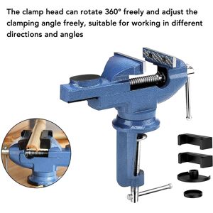 Bench Vise Heavy Duty 80mm Jaw High Hardness 360° Rotation Universal Table Vise Bench Vise Heavy Duty 80mm Jaw High Hardness 360° Rotation Universal Table Vise