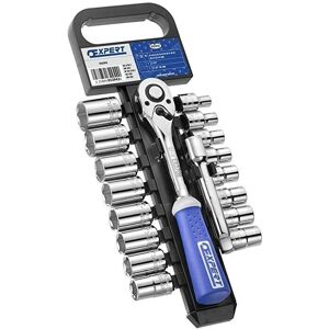 18pc 1/2'' Drive Ratchet Socket Set 8-23mm Expert By Britool Facom E032942 18pc 1/2'' Drive Ratchet Socket Set 8-23mm Expert By Britool Facom E032942