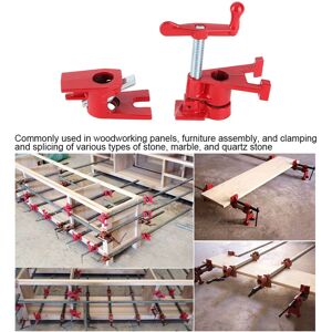 3/4in Pipe Clamp Hand Cranked Vertical Woodworking Quick Clamp Fixture Carpenter 3/4in Pipe Clamp Hand Cranked Vertical Woodworking Quick Clamp Fixture Carpenter