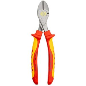 Ck Tools 200mm Redline Vde Insulated High Leverage Side Cutters, T37021a 200 Ck Tools 200mm Redline Vde Insulated High Leverage Side Cutters, T37021a 200