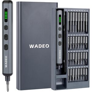 Wadeo 81pcs Precision Screwdriver Set Electric, Rechargeable Cordless Mini, Lap Wadeo 81pcs Precision Screwdriver Set Electric, Rechargeable Cordless Mini, Lap