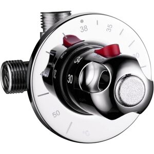 Nes Home Concealed Thermostatic Hot/cold Water Mixer Valve Brass Nes Home Concealed Thermostatic Hot/cold Water Mixer Valve Brass