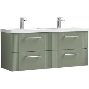 Balterley Wall Hung Bathroom Vanity Basin Unit, 2 Polymarble 1200mm, Satin Green Balterley Wall Hung Bathroom Vanity Basin Unit, 2 Polymarble 1200mm, Satin Green