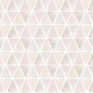 Ck36636 - Kitchen Style 3 Geometric Triangles Pink Beige Galerie Wallpaper Ck36636 - Kitchen Style 3 Geometric Triangles Pink Beige Galerie Wallpaper