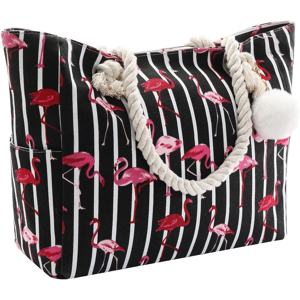 Does Not Apply Beach Bags For Women With Zip - Extra Large Tote Bag, Overnight Bag, Light Weigh Does Not Apply Beach Bags For Women With Zip - Extra Large Tote Bag, Overnight Bag, Light Weigh