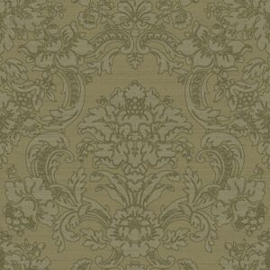 Is33347 - Italian Silks And Damasks Floral Green Galerie Wallpaper Is33347 - Italian Silks And Damasks Floral Green Galerie Wallpaper