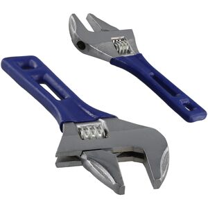 Sodial 2x(2pcs Universal Adjustable Wrench Opening Short Handle Multifunctional 4008 Sodial 2x(2pcs Universal Adjustable Wrench Opening Short Handle Multifunctional 4008