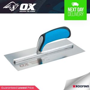 Ox Pro P011011 Stainless Steel Plasterers Plastering Trowel - 114 X 280mm Ox Pro P011011 Stainless Steel Plasterers Plastering Trowel - 114 X 280mm