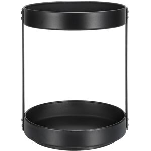 Uxcell 2 Tier Lazy Susan Organizer Rotating Spice Rack Turntable For Kitchen Countertop Uxcell 2 Tier Lazy Susan Organizer Rotating Spice Rack Turntable For Kitchen Countertop