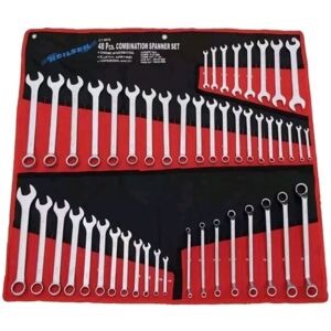 Neilsen 48 Pce Combination Spanner / Wrench Set - Imperial And Metric Neilsen 48 Pce Combination Spanner / Wrench Set - Imperial And Metric