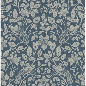 M1818_ashdown Refined Botanical Pattern Navy Off-White Fine Decor Wallpaper M1818_ashdown Refined Botanical Pattern Navy Off-White Fine Decor Wallpaper