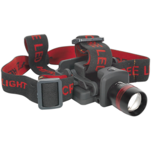 Head & Hat Torch 3w Cree Xpe Led 3 X Aaa Cell - Sealey Ht103led New Head & Hat Torch 3w Cree Xpe Led 3 X Aaa Cell - Sealey Ht103led New