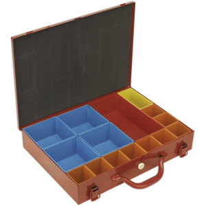 Sealey Apmc15 Storage Case - Metal, 15 Bins Sealey Apmc15 Storage Case - Metal, 15 Bins