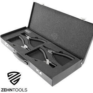 Zehn Tools Circlip Pliers Set Foam Tray Metal Box Internal External Straight Bent Snap Ring Zehn Tools Circlip Pliers Set Foam Tray Metal Box Internal External Straight Bent Snap Ring
