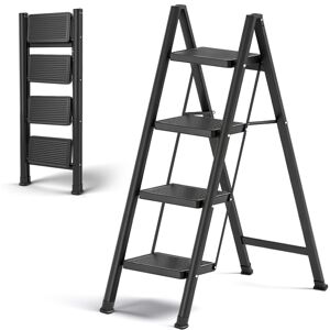 Kartols 4 Step Ladder Lightweight Folding Step Stool W/anti Slip Tread Heavy Duty Uk Kartols 4 Step Ladder Lightweight Folding Step Stool W/anti Slip Tread Heavy Duty Uk