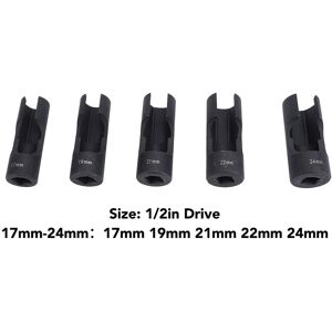 Ɪ 5pcs Suspension Strut Socket Tool Crv Steel 1/2in Drive Strut Nut Socket Set Ɪ 5pcs Suspension Strut Socket Tool Crv Steel 1/2in Drive Strut Nut Socket Set
