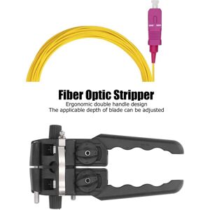 Fiber Optic Stripper Longitudinal Transverse 2 Way Adjustable Cable Stripping Kn Fiber Optic Stripper Longitudinal Transverse 2 Way Adjustable Cable Stripping Kn