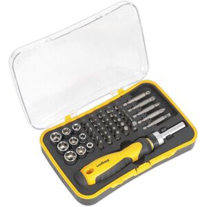 Thatcable 45 Pack Ratchet Screwdriver Socket & Bit Set - Comfort Grip & Storage Case Thatcable 45 Pack Ratchet Screwdriver Socket & Bit Set - Comfort Grip & Storage Case