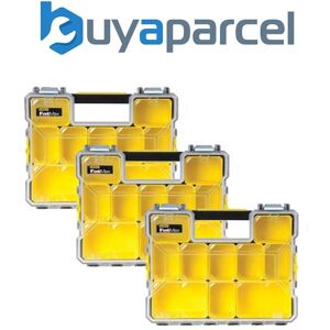 Stanley Sta197518 Fatmax Deep Pro Organiser Pack Of 3 1-97-518 Triple Pack Stanley Sta197518 Fatmax Deep Pro Organiser Pack Of 3 1-97-518 Triple Pack