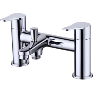 Evg Urban Bath & Shower Mixer Tap Chrome - Dual Lever Bath Filler Evg Urban Bath & Shower Mixer Tap Chrome - Dual Lever Bath Filler