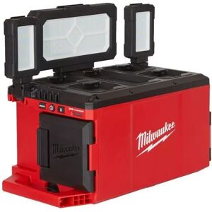 Milwaukee M18 Poalc-0 18v 3000 Lumens Packout Area Light/charger Body Only 240v Milwaukee M18 Poalc-0 18v 3000 Lumens Packout Area Light/charger Body Only 240v
