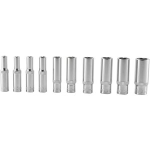 Sodial 3x(11 Pcs 1/4 Inch Drive Deep Socket Set Hand Tools 6 Point Long Socket7749 Sodial 3x(11 Pcs 1/4 Inch Drive Deep Socket Set Hand Tools 6 Point Long Socket7749