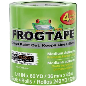Frogtape Multi-Surface Pro Painter'S Tape, 3.6cm X 60 Yds, 4-Pack Frogtape Multi-Surface Pro Painter'S Tape, 3.6cm X 60 Yds, 4-Pack
