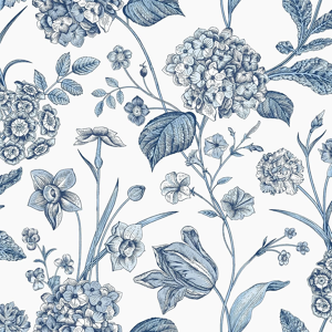 Does Not Apply Amelie Hydrangea Floral Themed Hand-Drawn Effect Wallpaper For Bedrooms, Hallway Does Not Apply Amelie Hydrangea Floral Themed Hand-Drawn Effect Wallpaper For Bedrooms, Hallway