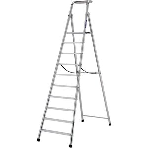 Thatcable 2.4m Max Stability Platform Step Ladders 10 Tread Anti Slip Aluminium Diy Steps Thatcable 2.4m Max Stability Platform Step Ladders 10 Tread Anti Slip Aluminium Diy Steps