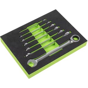 Sealey Siegen 7 Piece Combination Ratchet Spanner Set With Tool Tray, S01142 Sealey Siegen 7 Piece Combination Ratchet Spanner Set With Tool Tray, S01142