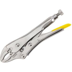 Stanley Hand Tools Curved Jaw Locking Pliers229mm (9in) Multi Colour Tk14724 Stanley Hand Tools Curved Jaw Locking Pliers229mm (9in) Multi Colour Tk14724