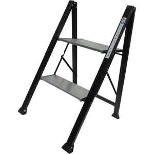 Securefix Direct Folding 2 Step Stool Ladder 150kg (Anti-Slip Foldable Double Compact Diy) Securefix Direct Folding 2 Step Stool Ladder 150kg (Anti-Slip Foldable Double Compact Diy)