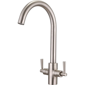 Does Not Apply Brushed Nickel Kitchen Tap Monobloc Dual Lever Kitchen Mixer Taps 1 Hole Brushed Does Not Apply Brushed Nickel Kitchen Tap Monobloc Dual Lever Kitchen Mixer Taps 1 Hole Brushed
