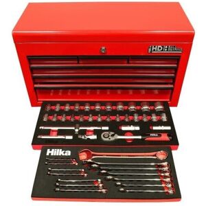 Hilka 6 Drawer Tool Storage Chest With 47 Piece Eva Socket Spanner Tool Kit Hilka 6 Drawer Tool Storage Chest With 47 Piece Eva Socket Spanner Tool Kit
