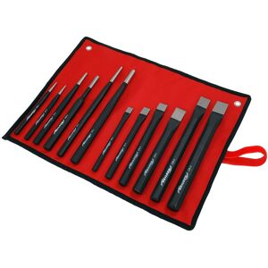 Neilsen Punch And Chisel Set Pin Punches Tapered Punch + Chisels 12pc Set Neilsen Punch And Chisel Set Pin Punches Tapered Punch + Chisels 12pc Set