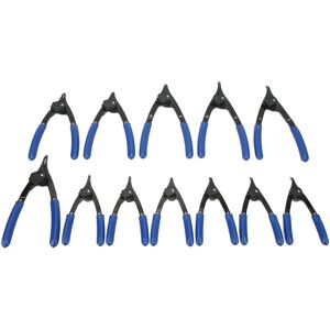 12pcs Snap Ring Pliers Set Straight Bent Jaw Internal External Circlip Plier For 12pcs Snap Ring Pliers Set Straight Bent Jaw Internal External Circlip Plier For