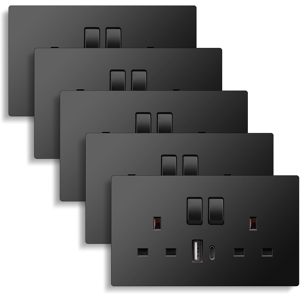 Does Not Apply Double Switched Socket With 20w Pd Usb C And A Fast Charging Ports, Electric Pow Does Not Apply Double Switched Socket With 20w Pd Usb C And A Fast Charging Ports, Electric Pow